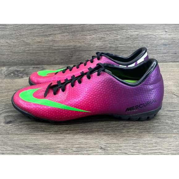 Nike Mercurial Victory IV TF Soccer Turf Shoes Men's Size 7 US 555615 - Picture 1 of 11
